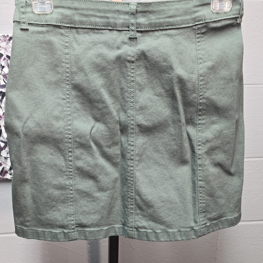 Forever 21 Green Mini Pencil Skirt Casual - Picture 8 of 9